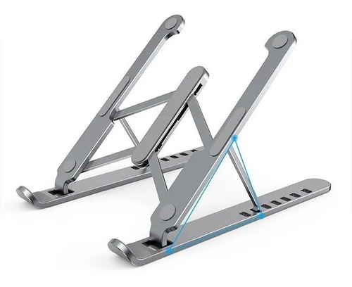 Imagen 2 de 10 de Soporte Aluminio Portatil P/notebook Tablet Jd Lp1018a Cuota