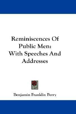 Libro Reminiscences Of Public Men : With Speeches And Add...