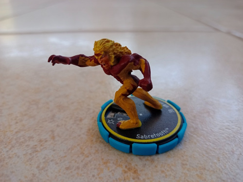 Figura Miniatura Juego Mesa Heroclix Sabretooth