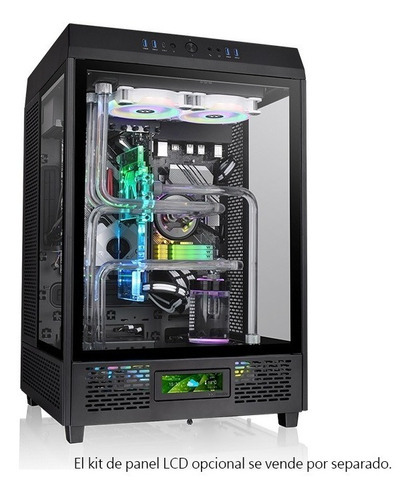 Gabinete Thermaltake The Tower 500 Tg Black Color Negro