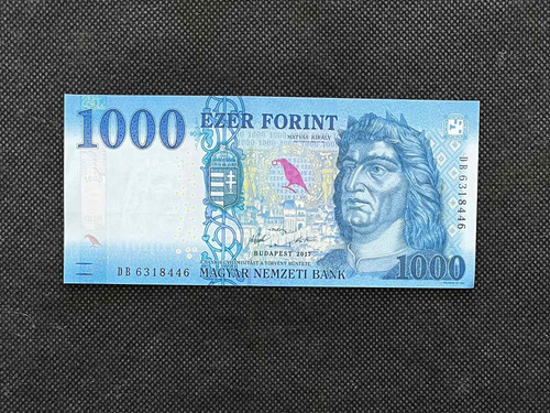 Imagen 2 de 4 de Hungría - 1000 Florines - Año 2017 - P #203 - Corvinus