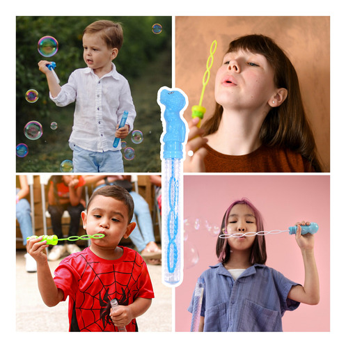 15 Piezas Juguete Burbujas De Jabón Colores Niños Mayoreo Mixtos