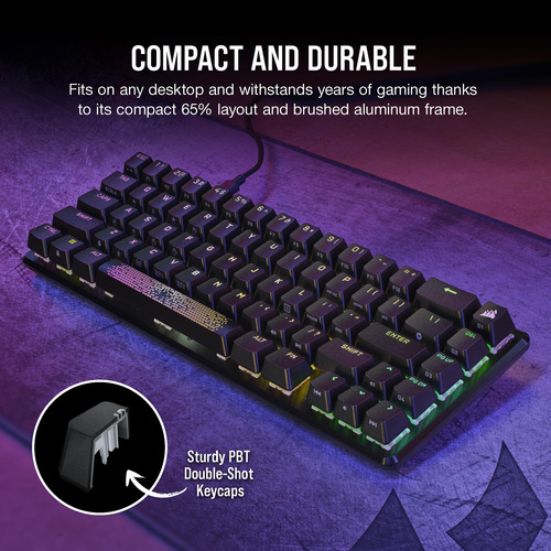 Teclado Para Juegos Corsair K65 Pro Mini Rgb 65% Opx Switche