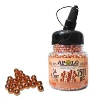 Comprar Balines Apolo Bbs 4,5 X2500 Acero Esfericos Cobreados