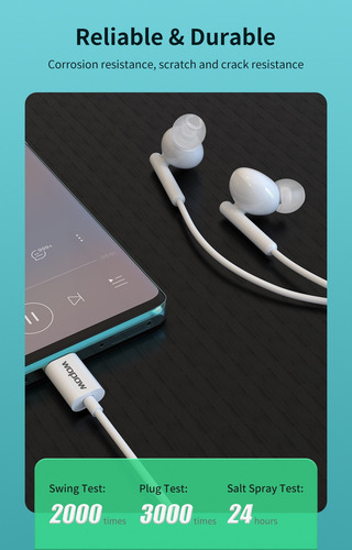 Wopow Audifono Tipo-c Para Ip Y Android We07