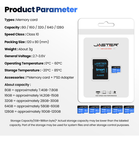 A Tarjeta De Memoria Mini Sd De 64 Gb, Micro Tf, Flash Usb,