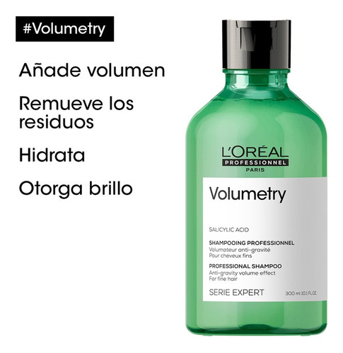Shampoo L'oréal Professionnel Volumetry 300ml Hidratante