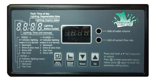 Imagen 5 de 5 de Ablandador De Agua Domiciliario Tepys Mod. Tmf.116q3-835 Vol