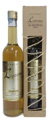 Cachaça Lorena Ouro C/ Box 500ml