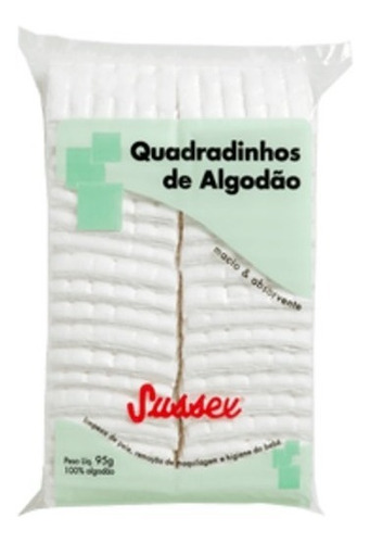 Algodão Quadrado 95g Sussex