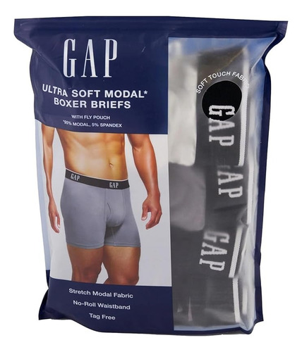 Boxer Gap Hombre Ultra Soft Brief Comodo 4 Pack Original