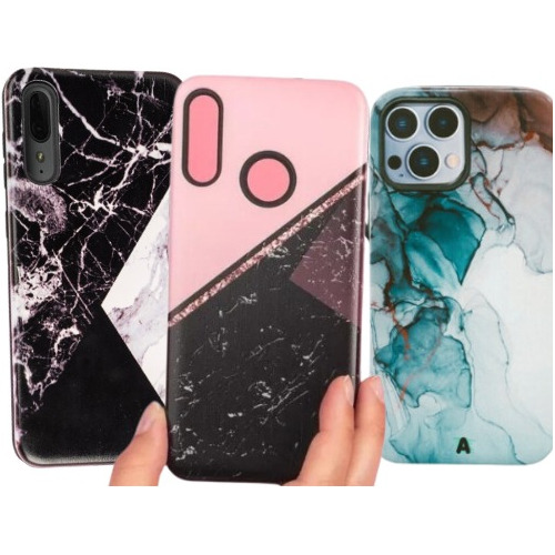 Funda Para Motorola  Antigolpe Diseños De Marmol