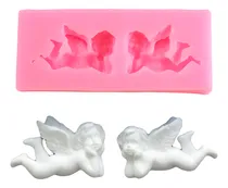 Comprar Molde Silicona 2 Mini Angel Reposteria Fondan Porcelana Fria