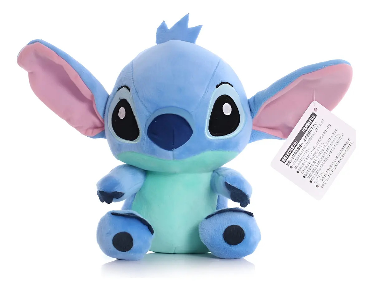 Pelúcia Stitch Azul 20cm Disney Lilo & Stitch Hipoalergênico