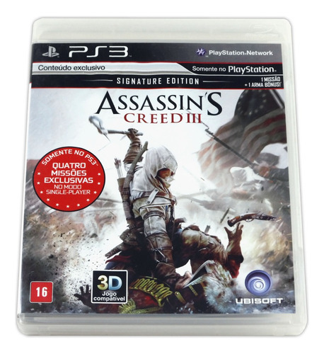 Assassins Creed Iii 3 Original Playstation 3 Ps3