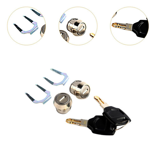 2x Tour Pack Pak Locks Lock Tour Pack For