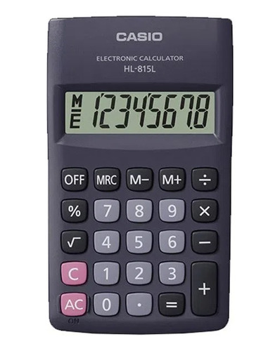 Calculadora De Mano Bolsillo Casio Hl 815l Varios Colores