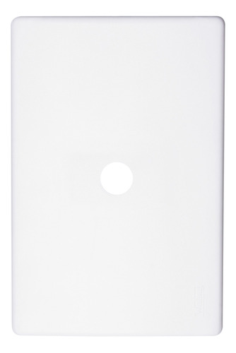 Placa Saída De Fio + Suporte 4x2 Branco Modular Walma 