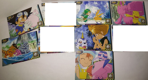 Tarjetas Digimon Adventure 1999 Japonesas.precio X 12 Cartas