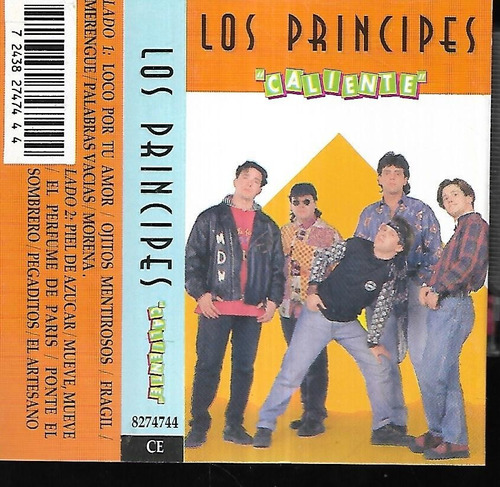 Los Principes Album Caliente Sello Emi Argentina Cassette