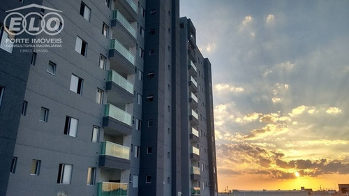 Imagem 2 de 24 de Um Lindo Apartamento De 65m² ; Torre Única, Apenas 84 Apartamentos ; Localizado Em Salto/sp. 2 Dormitórios Sendo 1 C/suíte, Móveis Planejados Nos Quar - Ap01681 - 34086353