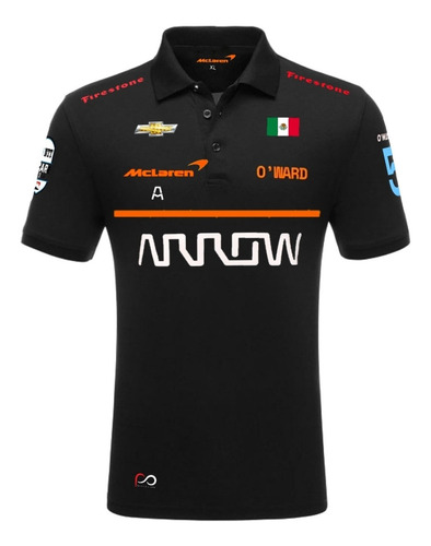 Playera Polo Scuderia Arrow Mclaren Indycar#5 Pato Oward*cab