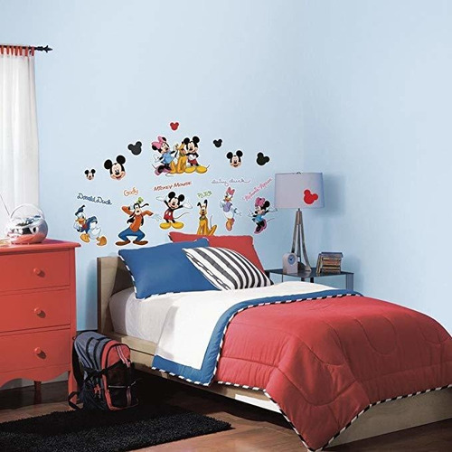 Roommates De Mickey Y De Pelar Y Pegar Wall Decal - Rmk1507s