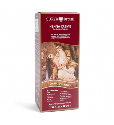 Henna Surya Color Rubio Dorado / Louro Dourado 70ml