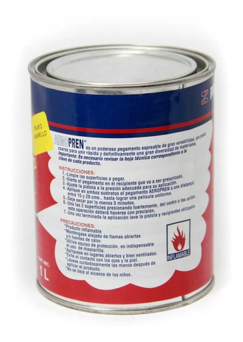 Presto 2 Pz Pegamento Aerosol Ps610 Lam. Plas. Aeropren 1 Lt