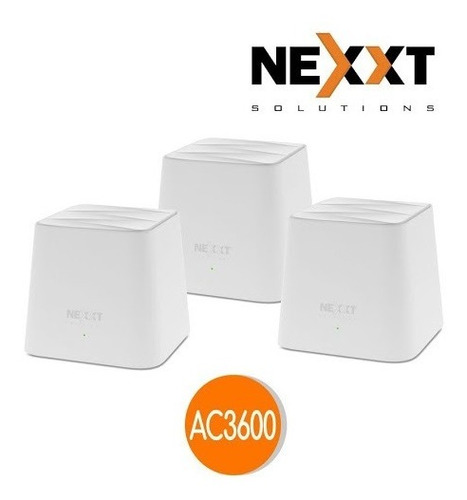 Router Nexxt Vektor3600-ac Sistema Inalámbrico Mesh 3 Nodos