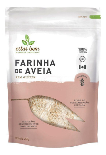 Farinha De Aveia Sem Glúten Estar Bem 250g