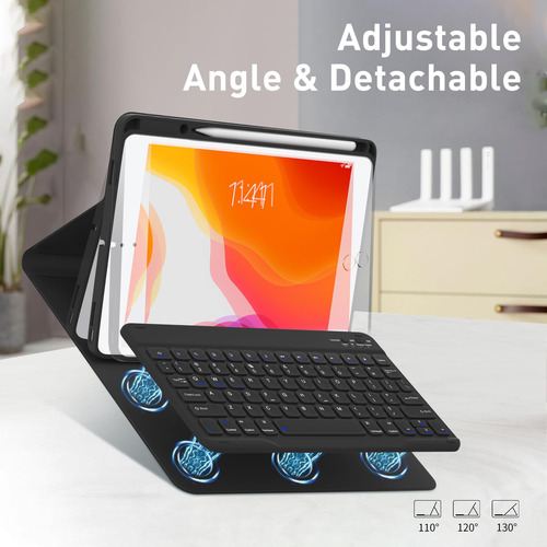 Funda De Teclado Bobolee Ipad 10.2 9ª Generación Y Pro 10.5 Color