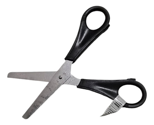 Tesoura Escolar Cis Ks96 S/ponta 13,5cm C/ Régua Infantil