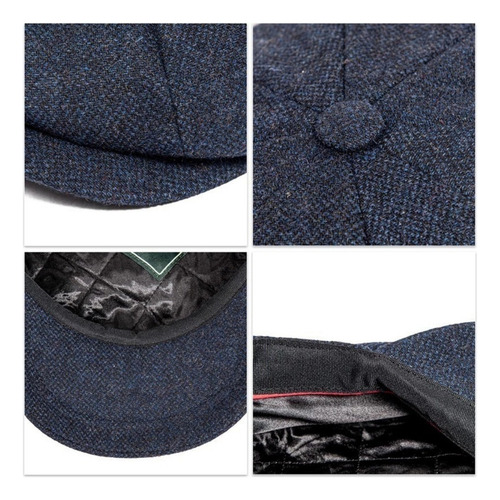 - Gorra Octogonal Gorra Vintage Ins Gorra Británica
