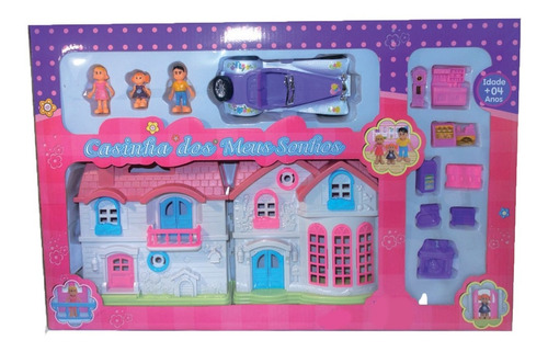 Brinquedo Casinha De Boneca Infantil Com Acessórios 