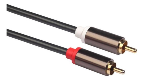 I Cable De Audio Rca Dual Premium De 1/4 Pulgada A Doble (5