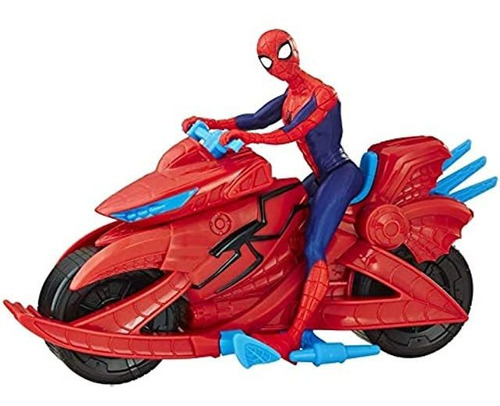 Spider-man Figura De Marvel Con Ciclo