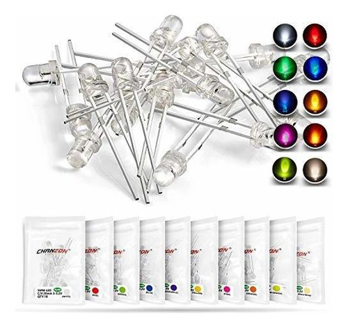 Bombillo, Focos Led, Ilum 100pcs (10 Colores X 10 Piezas) D