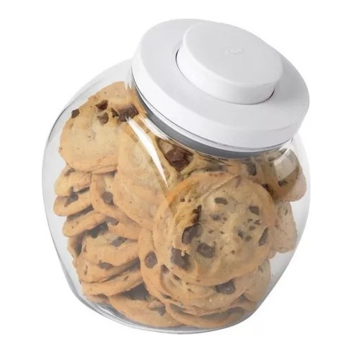 Frasco Oxo 3 Lts Hermético Galletas Redondo Pop Up 