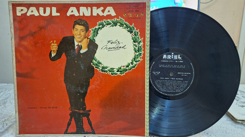 Paul Anka Feliz Navidad Lp Vinilo Ex