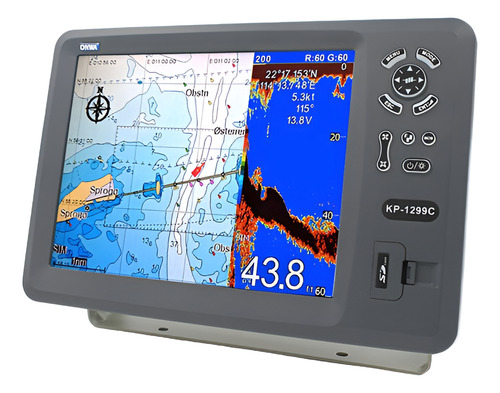 Gps E Sonda 12 Carta Náutica E Saída Hdmi Onwa Kp-1299c