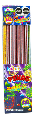 Grageas Pekas Hubin Varios Sabores Pack 60 Pza
