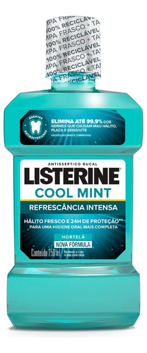 Antisséptico Bucal Cool Mint 250ml Listerine