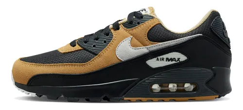 Tan and black nike air max 2025