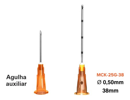 Microcânula Semiflexível Prodeep 22g-70m