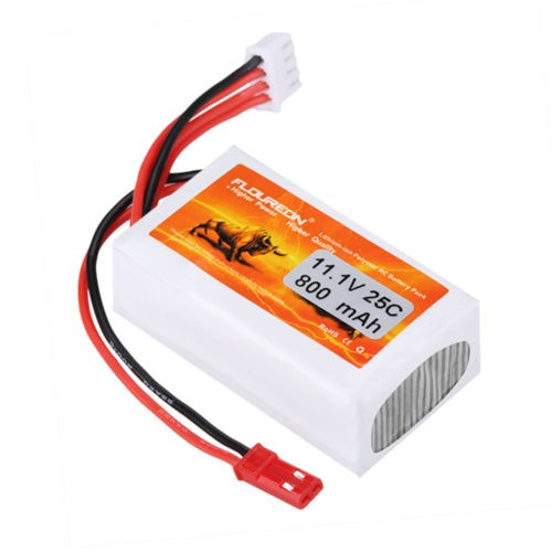 3s 11.1v 800mah 25 C Jst Lipo Batería Para Coche Rc Carro Tr