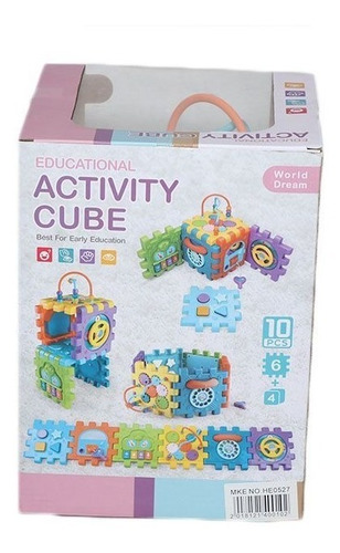 Cubo Didactico 6en1 Musical Juega Y Aprende Con Actividades