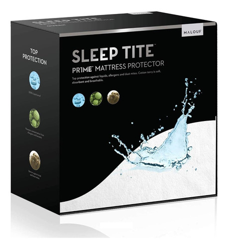 Sleep Tite Protector De Colchón 100% Impermeable Hipoalergén