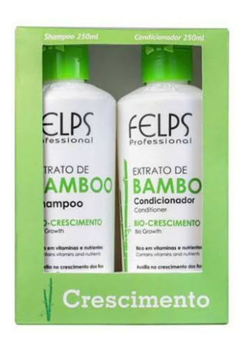 Kit Duo Extrato De Bamboo Felps 2x250ml