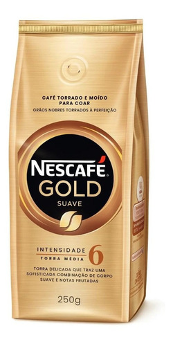 Imagen 1 de 8 de Cafe Nescafe Gold Suave Tostado Y Molido - Libre De Gluten 